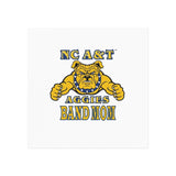 NC A&T Band Mom Square Magnet