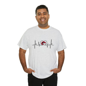 Winston Salem State University Heartbeat Unisex Heavy Cotton Tee