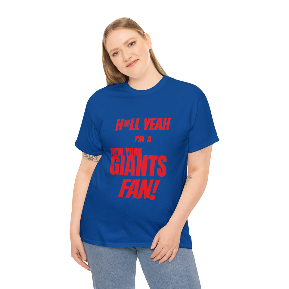 New York Giants Football Unisex Heavy Cotton Tee