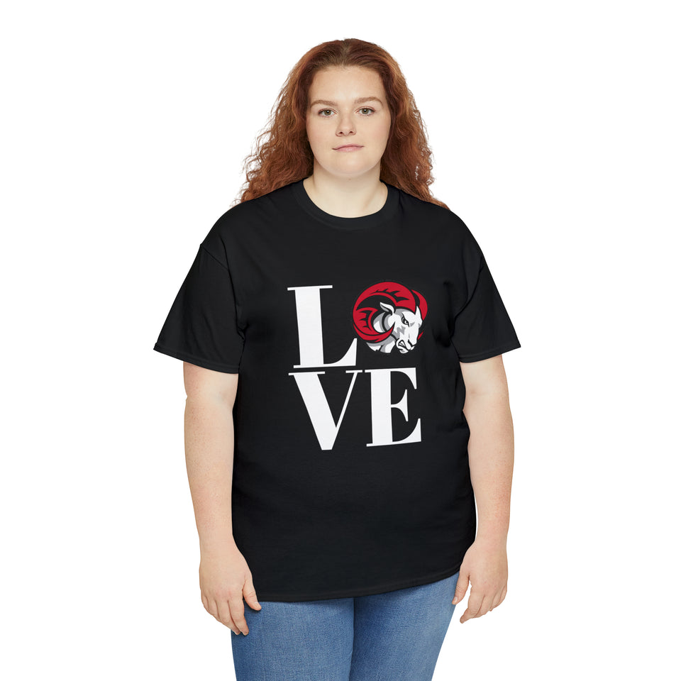 LOVE WSSU Unisex Heavy Cotton Tee