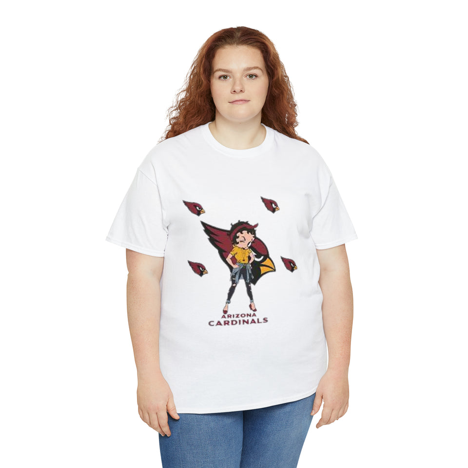 Arizona Cardinals Betty Unisex Heavy Cotton Tee