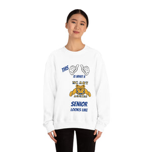 This Is What A NC A&T Senior Looks Like Unisex Heavy Blend™ Crewneck Sweatshirt