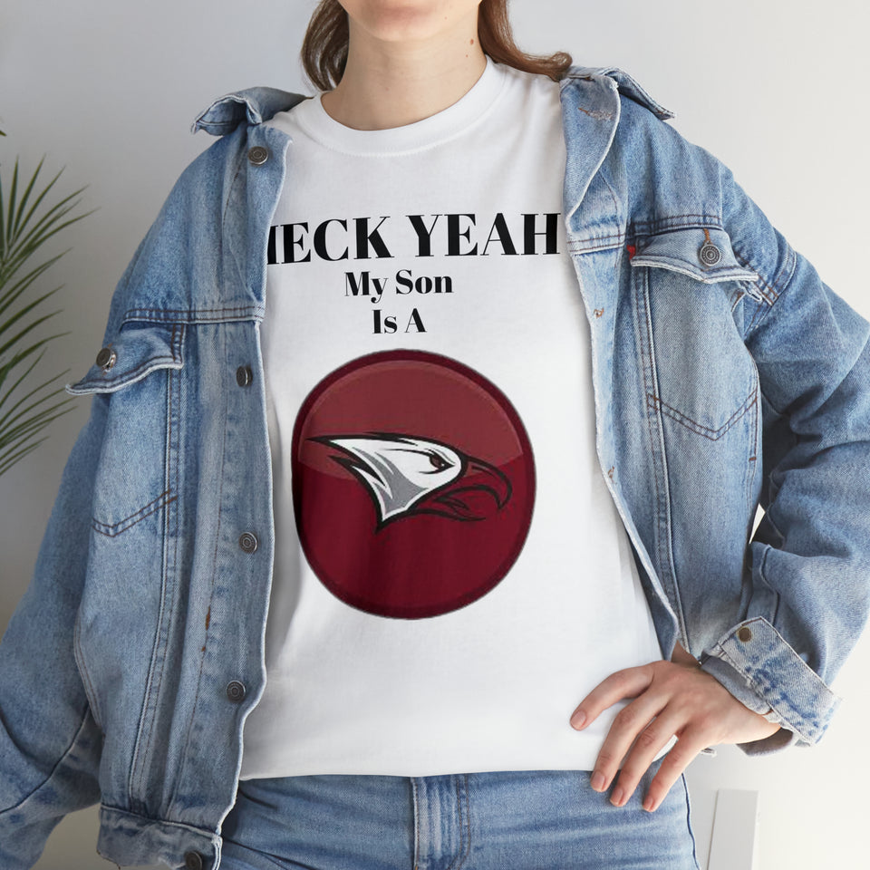 Heck Yeah My Son Is A NCCU Eagle Unisex Heavy Cotton Tee