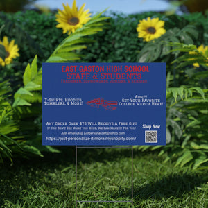 East Gaston HS Universal Plastic Yard Sign