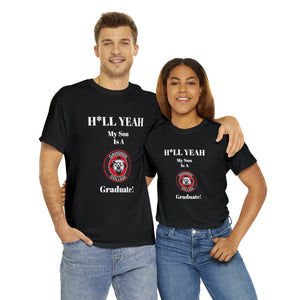 H*LL Yeah My Son Is A Davidson Graduate Unisex Heavy Cotton Tee