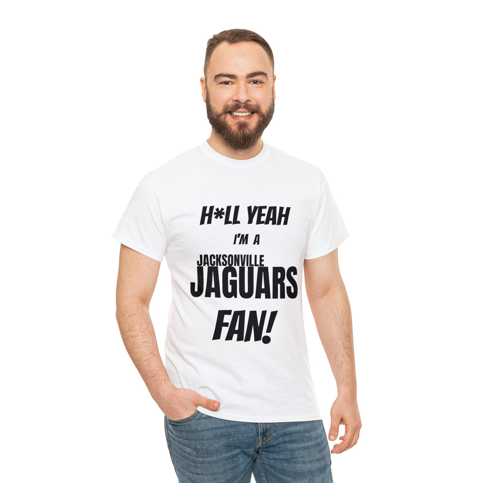 Jacksonville Jaguars Football Unisex Heavy Cotton Tee