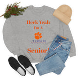 Heck Yeah I'm A Clemson Senior Unisex Heavy Blend™ Crewneck Sweatshirt