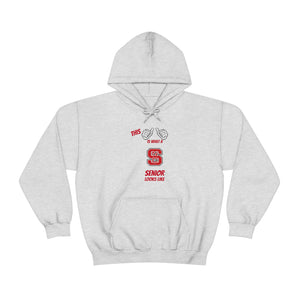 This Is What A NC State Senior Looks Like Unisex Heavy Blend™ Hooded Sweatshirt