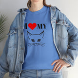 I Love My Cat Unisex Heavy Cotton Tee