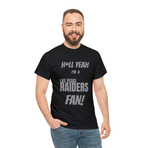 Las Vegas Raiders Football Unisex Heavy Cotton Tee
