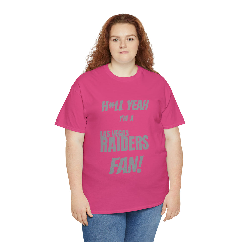 Las Vegas Raiders Football Unisex Heavy Cotton Tee