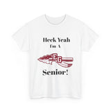 Heck Yeah I'm A East Gaston High School Senior Class Of 2025 Unisex Heavy Cotton Tee