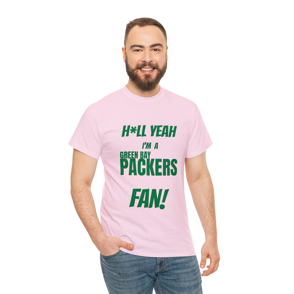 Green Bay Packers Football Unisex Heavy Cotton Tee