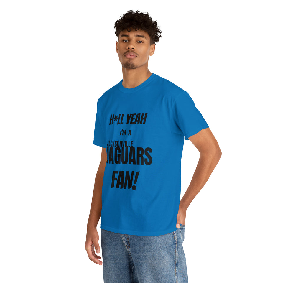 Jacksonville Jaguars Football Unisex Heavy Cotton Tee