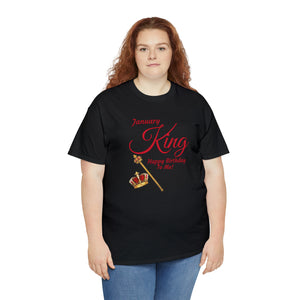 January King Unisex Heavy Cotton Tee