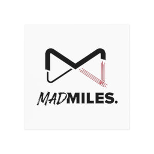 Mad Miles Logo Square Magnet