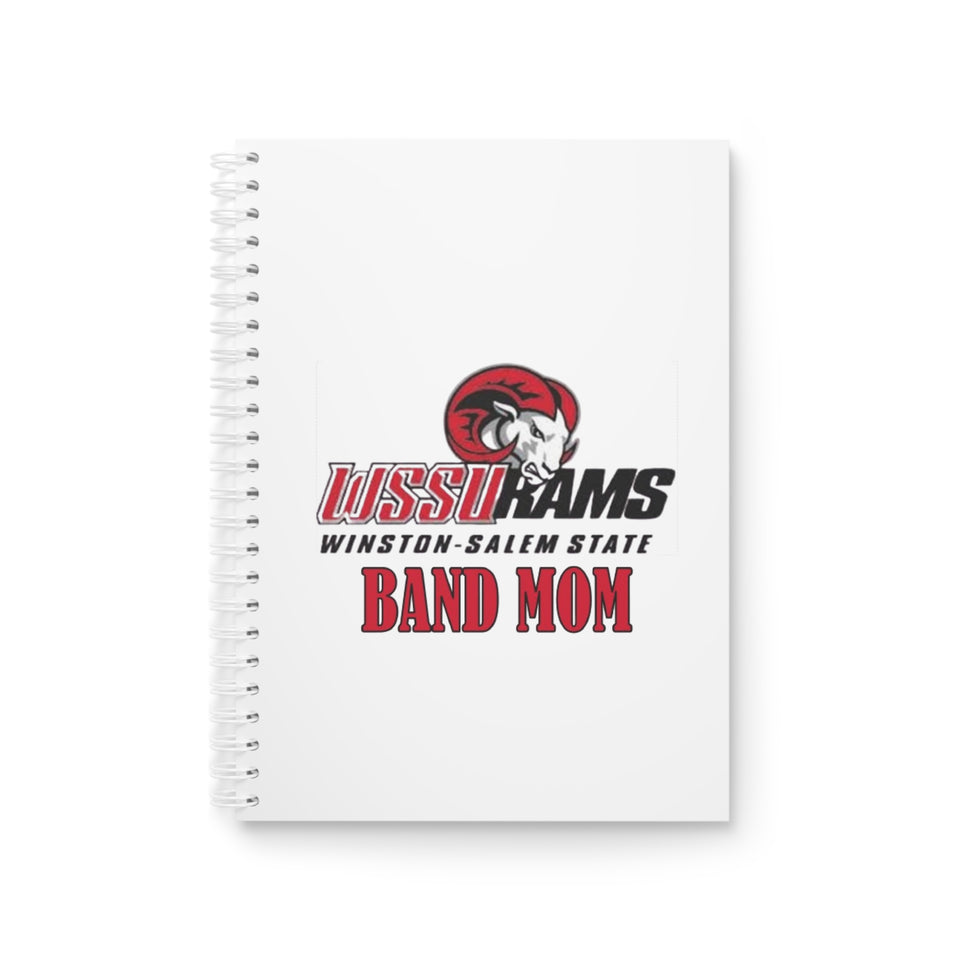 WSSU Band Mom Spiral Notebook