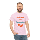 Miami Dolphins Football Unisex Heavy Cotton Tee