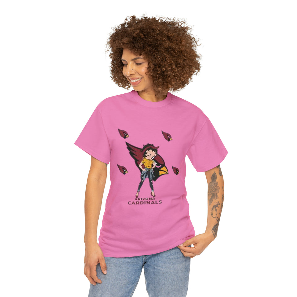 Arizona Cardinals Betty Unisex Heavy Cotton Tee