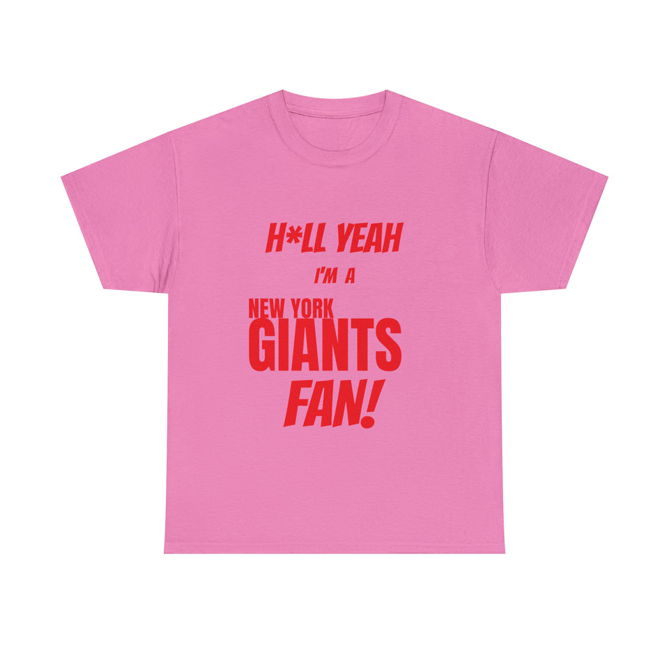 New York Giants Football Unisex Heavy Cotton Tee