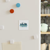 City Golf Charlotte Square Magnet