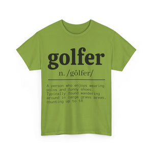 Golfer Unisex Heavy Cotton Tee