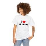 I Love Turtles Unisex Heavy Cotton Tee