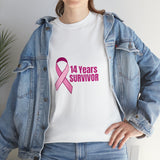 14 Years Survivor Unisex Heavy Cotton Tee