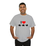 I Love Turtles Unisex Heavy Cotton Tee