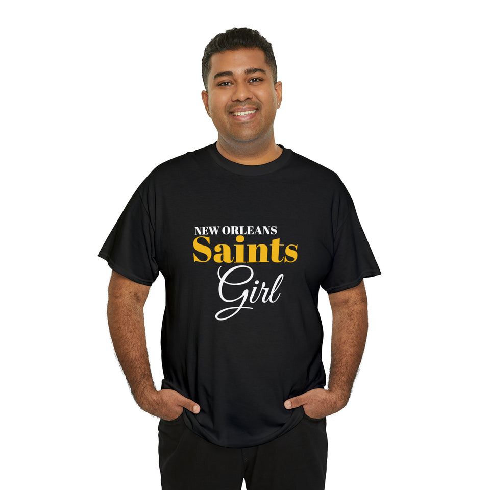 New Orleans Saints Girl Unisex Heavy Cotton Tee