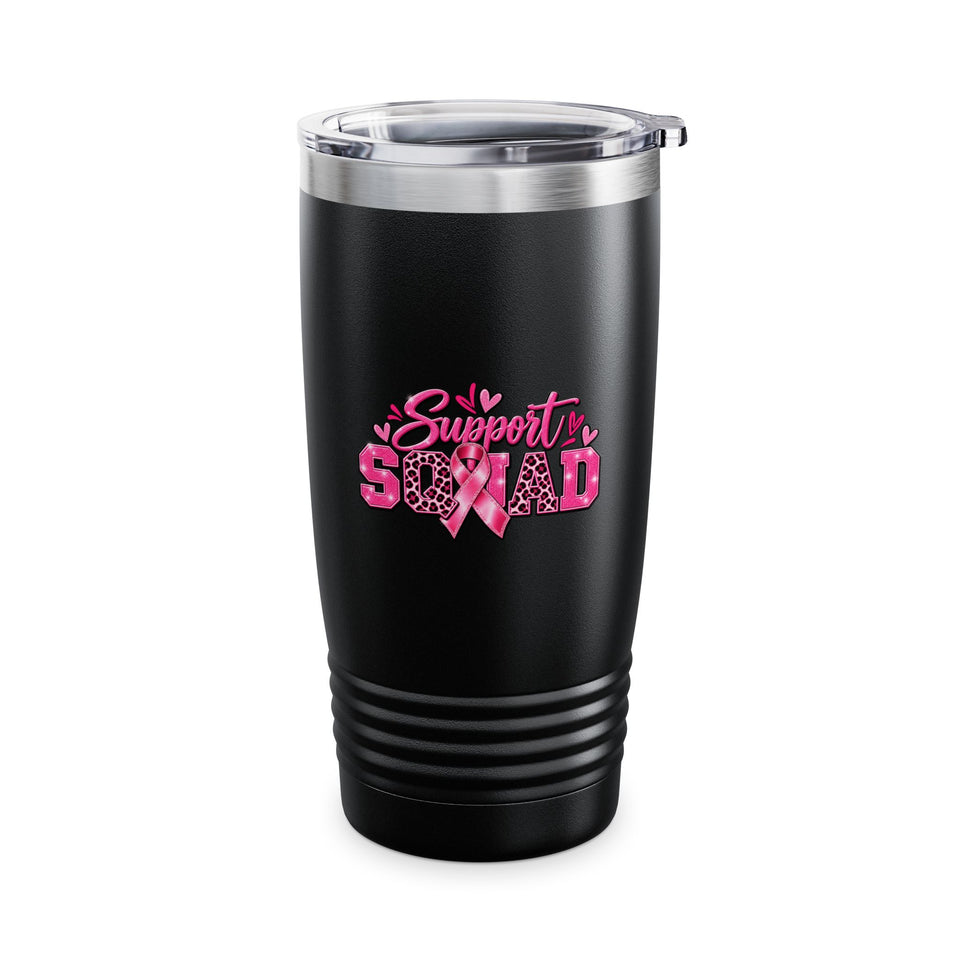 Support Squad Breast Cancer Awareness Ringneck Tumbler, 20oz