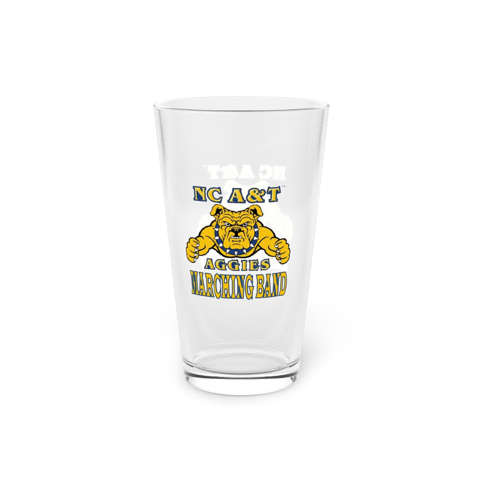 NC A&T Marching Band Pint Glass, 16oz