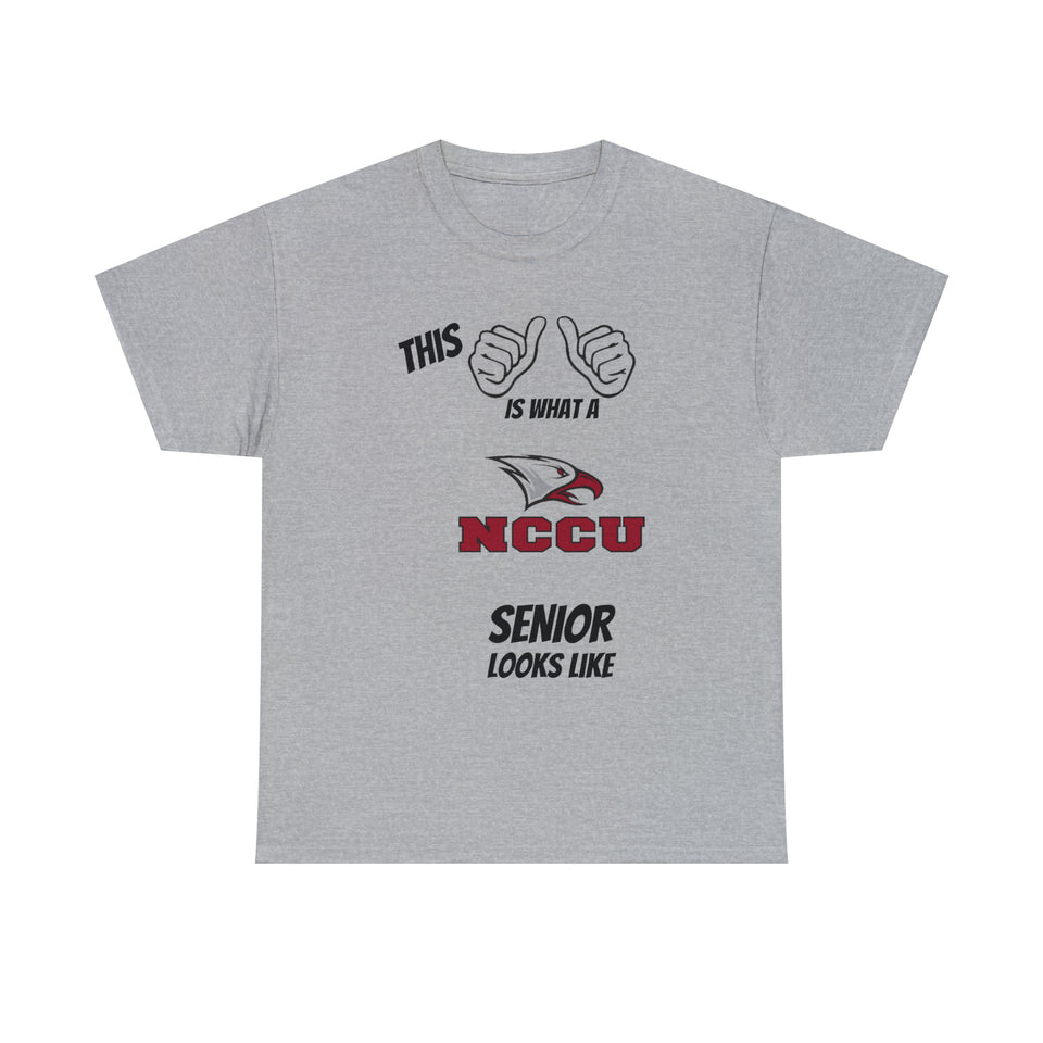 This Is What A NCCU Senior Looks Like Unisex Heavy Cotton Tee