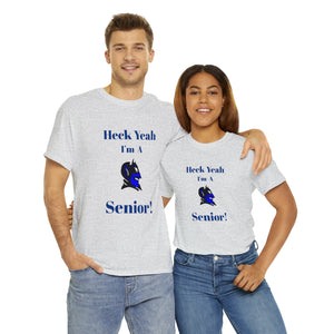 Heck Yeah I'm a Duke Senior Unisex Heavy Cotton Tee