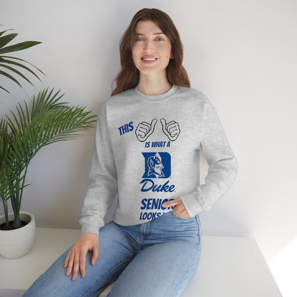 This Is What A Duke Senior Looks Like Unisex Heavy Blend™ Crewneck Sweatshirt