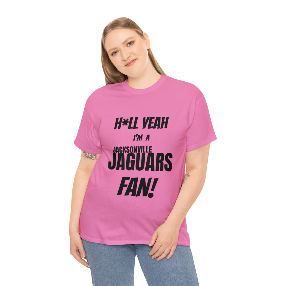 Jacksonville Jaguars Football Unisex Heavy Cotton Tee
