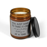 One At A Time Scented Soy Candle (Multi-Size, Amber Jar)