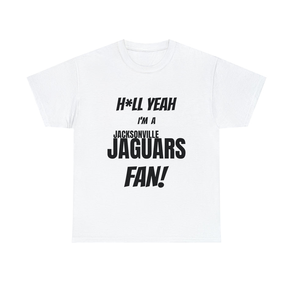 Jacksonville Jaguars Football Unisex Heavy Cotton Tee