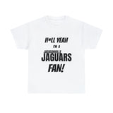 Jacksonville Jaguars Football Unisex Heavy Cotton Tee