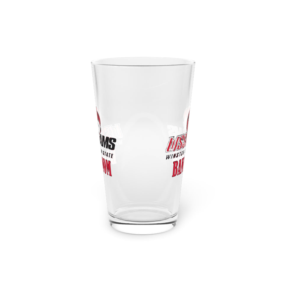 WSSU Band Mom Pint Glass, 16oz