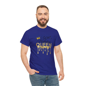 50th Birthday Queen Unisex Heavy Cotton Tee