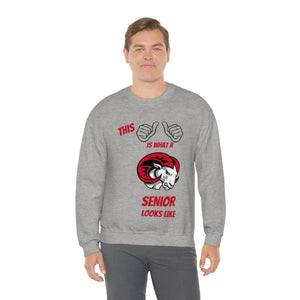 This Is What A WSSU Senior Looks Like Unisex Heavy Blend™ Crewneck Sweatshirt