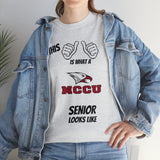 This Is What A NCCU Senior Looks Like Unisex Heavy Cotton Tee