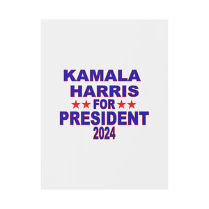 Kamala Harris for President Plastic Yard Sign