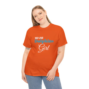 Miami Dolphins Girl Unisex Heavy Cotton Tee