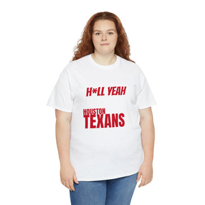 Houston Texans Football Unisex Heavy Cotton Tee