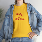Sixty Unisex Heavy Cotton Tee