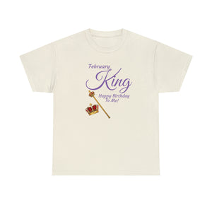 February King Unisex Heavy Cotton Tee