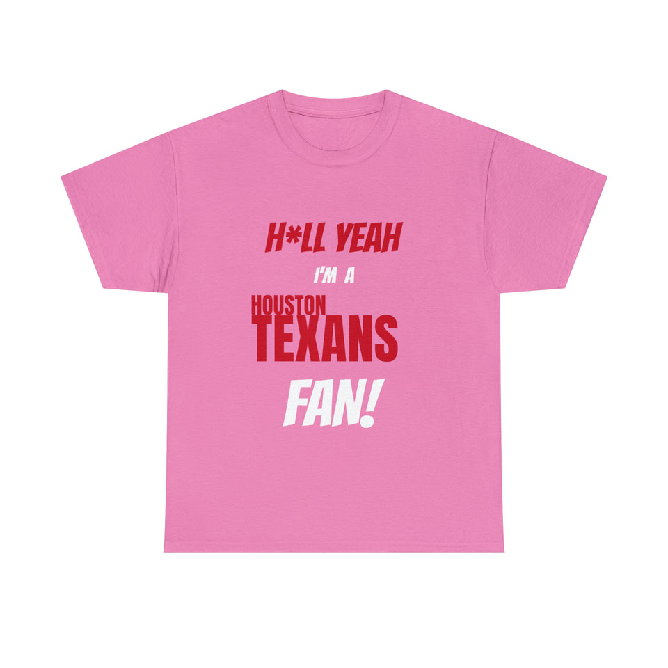 Houston Texans Football Unisex Heavy Cotton Tee