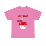 Houston Texans Football Unisex Heavy Cotton Tee
